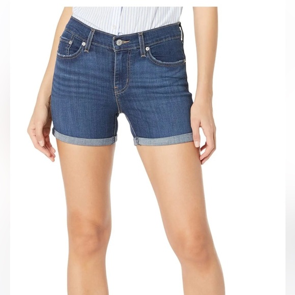 Levi's Blue Jean Shorts for Women - Picture 1 of 16